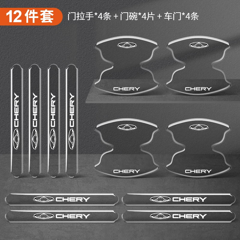 Car door handle stickers, door bowl protectors, anti-scratch scratch protectors, transparent paint protective films, decorative supplies