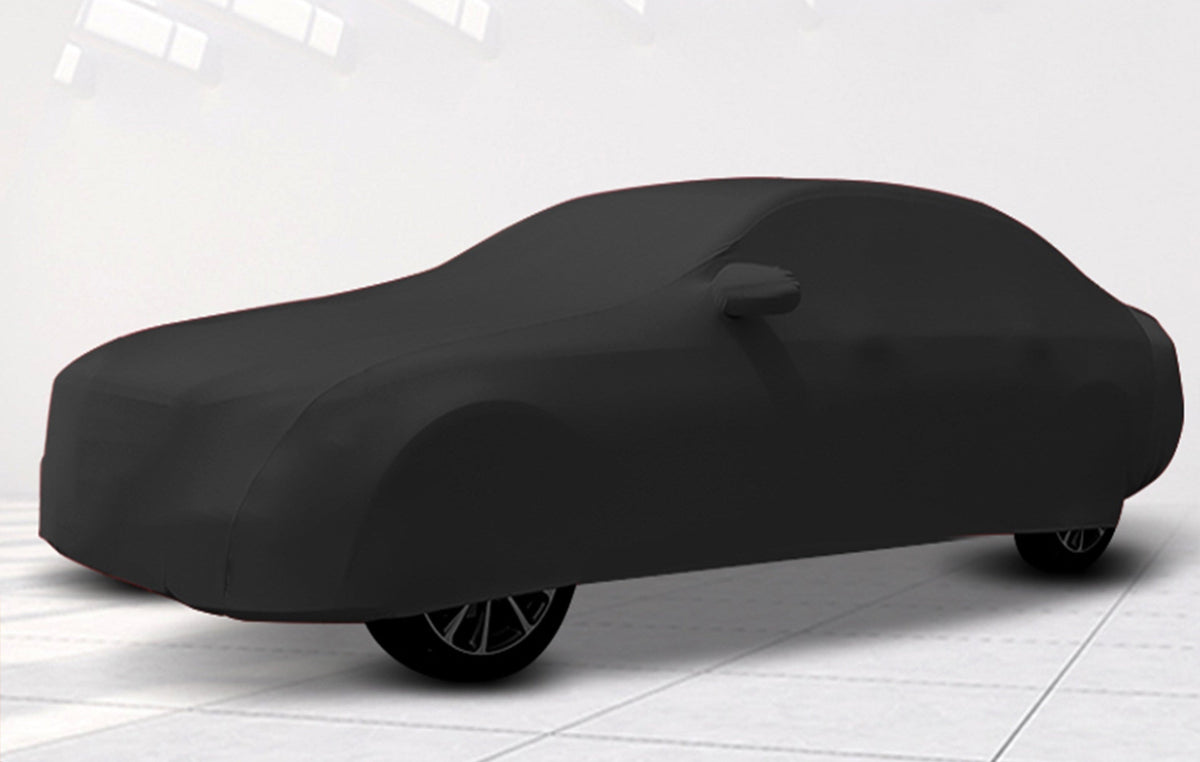 BMW M Performance car cover, plain velvet black