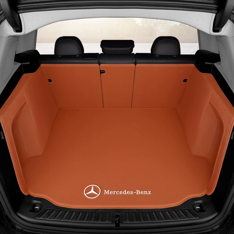 Mercedes-Benz Signature Trunk Liner – Cognac Brown Full Surround Set