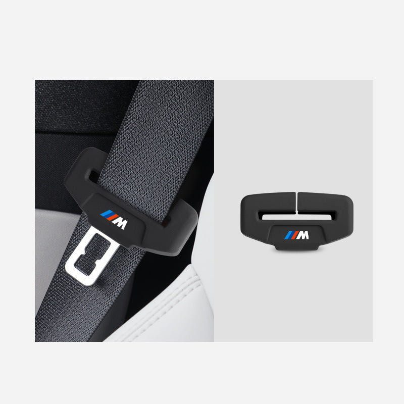 BMW M seat belt buckle silicone cover black small size