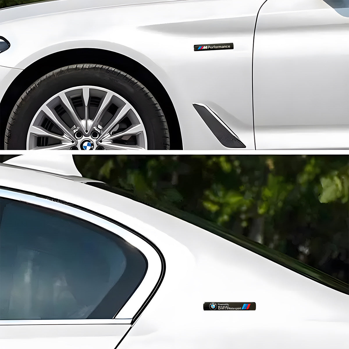 BMW & Mercedes-Benz Metal Emblem Badge Stickers