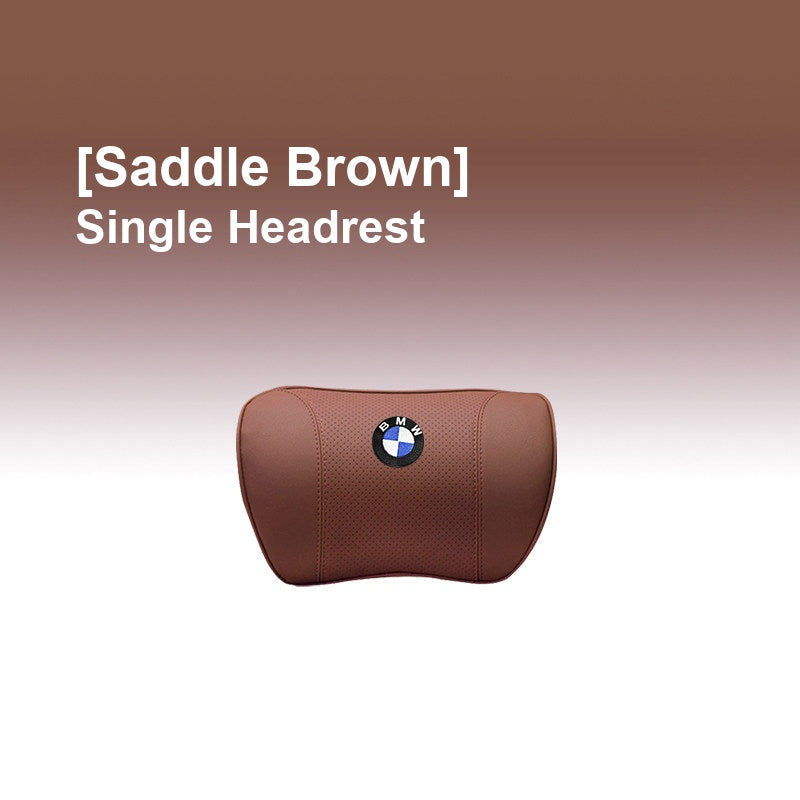 BMW Saddle Brown - Single Headrest - Memory Foam Cushion