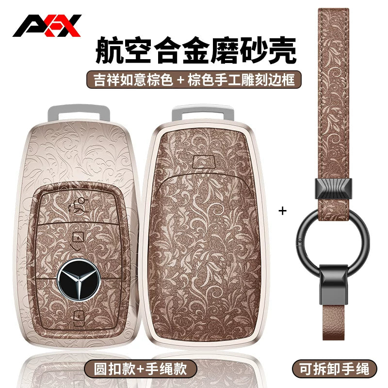 AKAX compatible with Mercedes-Benz e300L key covers, 2026 new C-Class shells, C260 car bags, S-Class S400 bags, GLC300 cases