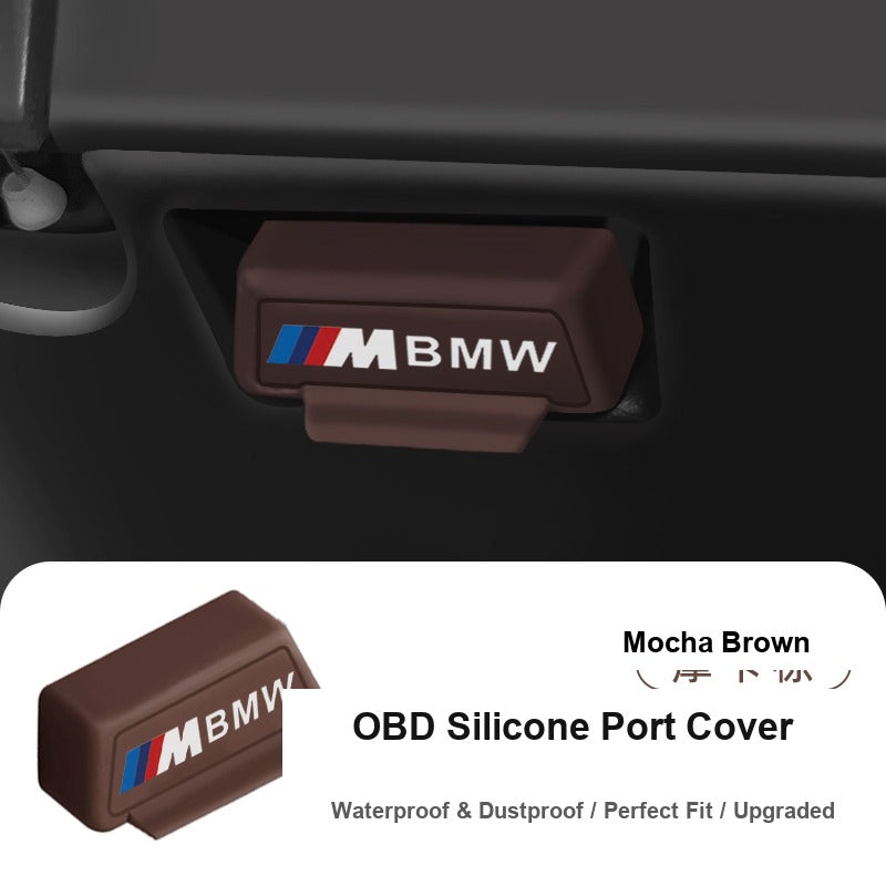 غطاء سيليكون واقٍ لمنفذ OBD متوافق مع BMW الفئة 3، 4، 5، 7، 1 - غطاء غبار وحماية