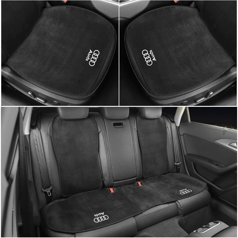 Audi Heritage Flannel Seat Cushion Collection – Velvet-Soft All-Season Comfort