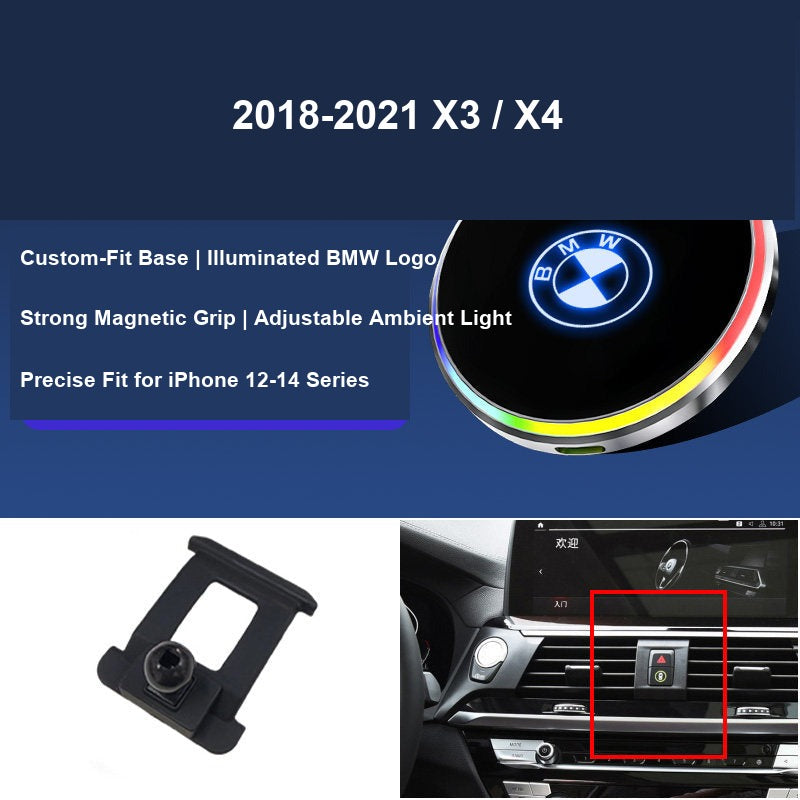 BMW magnetic phone mount 2018-2021 X3 X4 fitment