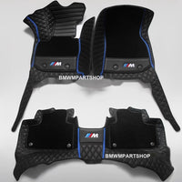 BMW 5-serie F10/G30, 3-serie F30/F34, 4-serie F32/F33/F36, 6-serie F06/F12 specialfremstillede måtter i læder
