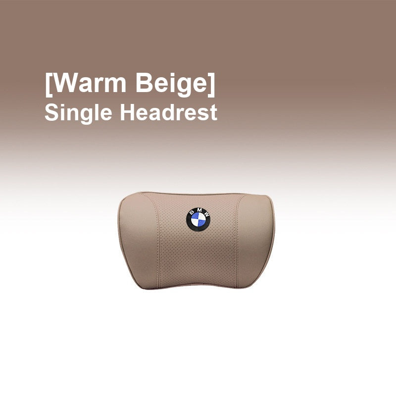 BMW Warm Beige - Single Headrest - Memory Foam Cushion