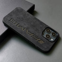 Mercedes-AMG & BMW M Power Carbon Suede iPhone Case – Signature Performance Edition