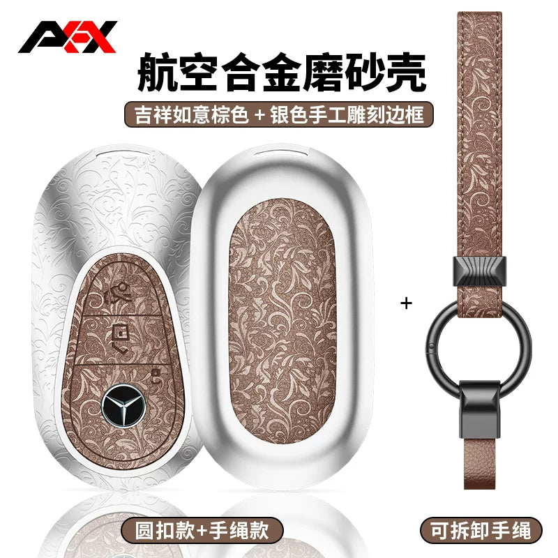 AKAX compatible with Mercedes-Benz e300L key covers, 2026 new C-Class shells, C260 car bags, S-Class S400 bags, GLC300 cases