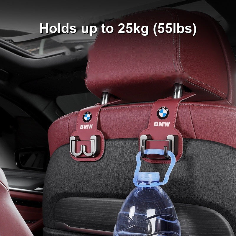 BMW seat hook heavy-duty load capacity, holds up to 25kg
