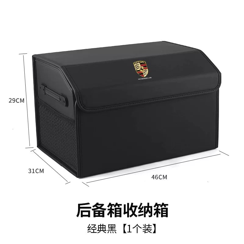 Specially designed for Porsche Cayenne storage boxes, Macan Panamera 718 Taycan car trunk storage box