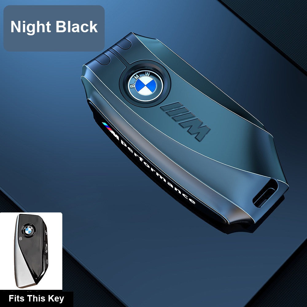 BMW key fob case - E Style Night Black [Single Shell Without Buckle]