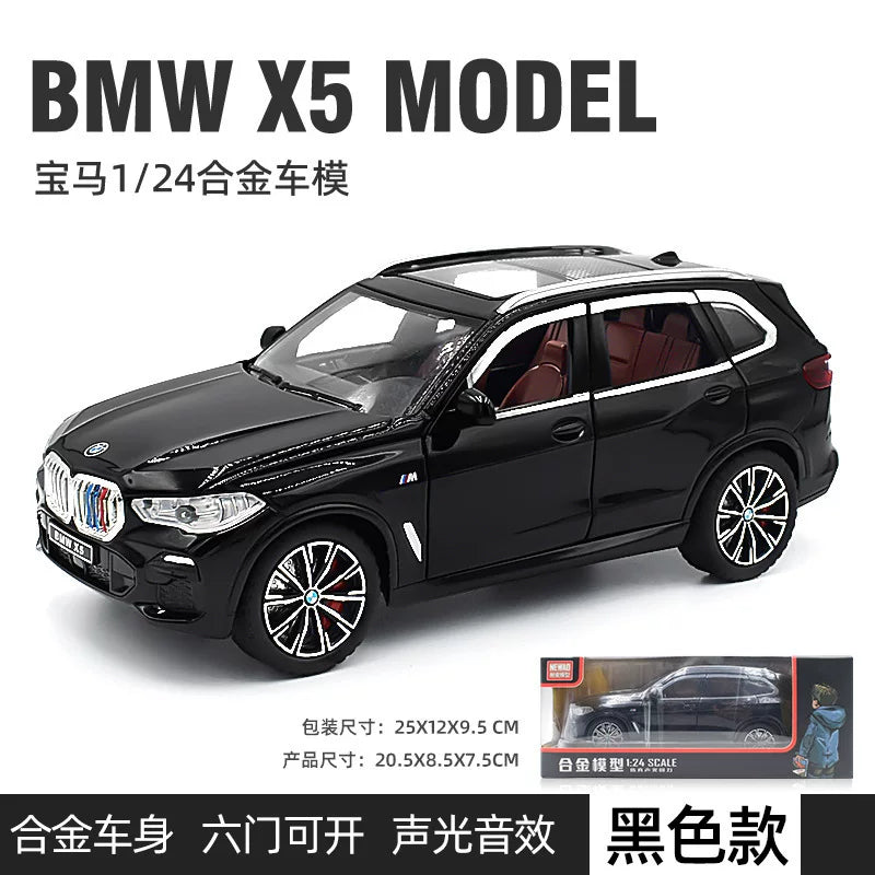 1:24 Brilliance BMW 5 Series 525 model 36 GT Alloy X1 X2 X4 car 530 model BMW new 540