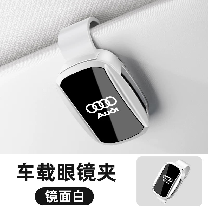 Audi car glasses clips for A3, A4L, A5L, A6L, A7L, Q2L, Q3, Q5L, Q6L, car sunglasses storage