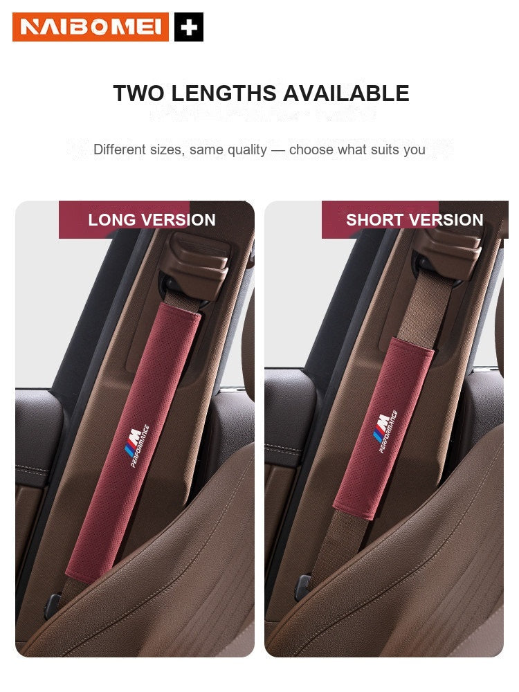 Накладка на ремень безопасности BMW M – замшевая накладка на ремень