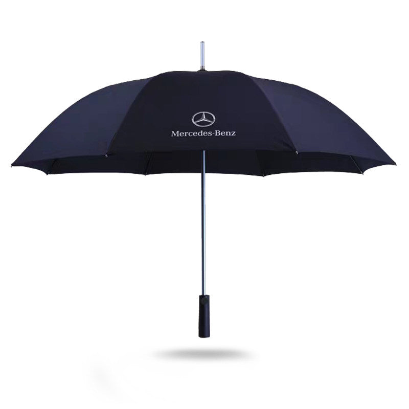 It is suitable for Mercedes-Benz umbrellas, original large umbrellas, high-end sunscreen 4S car special original automatic long-handled folding umbrellas
