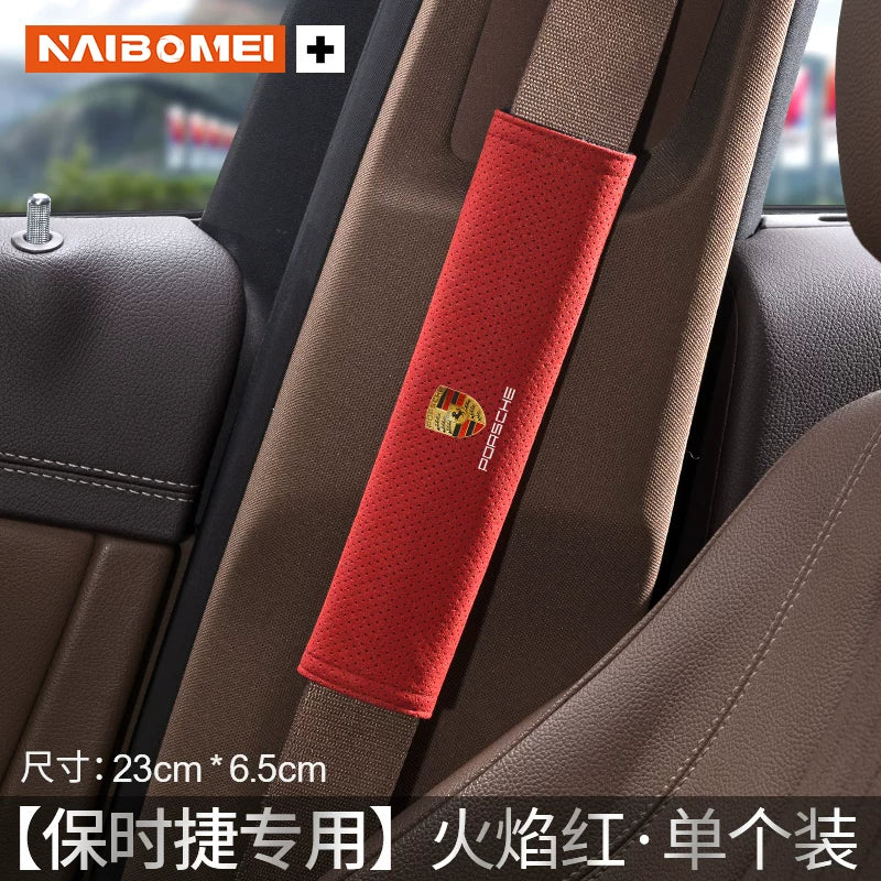 Applicable Porsche Paramela 911 Cayenne 718 Parmecalman car seat belt shoulder guard trim trim