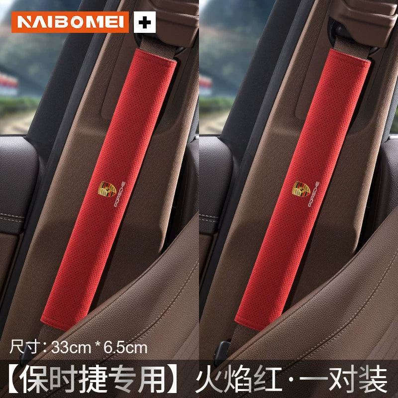 Applicable Porsche Paramela 911 Cayenne 718 Parmecalman car seat belt shoulder guard trim trim