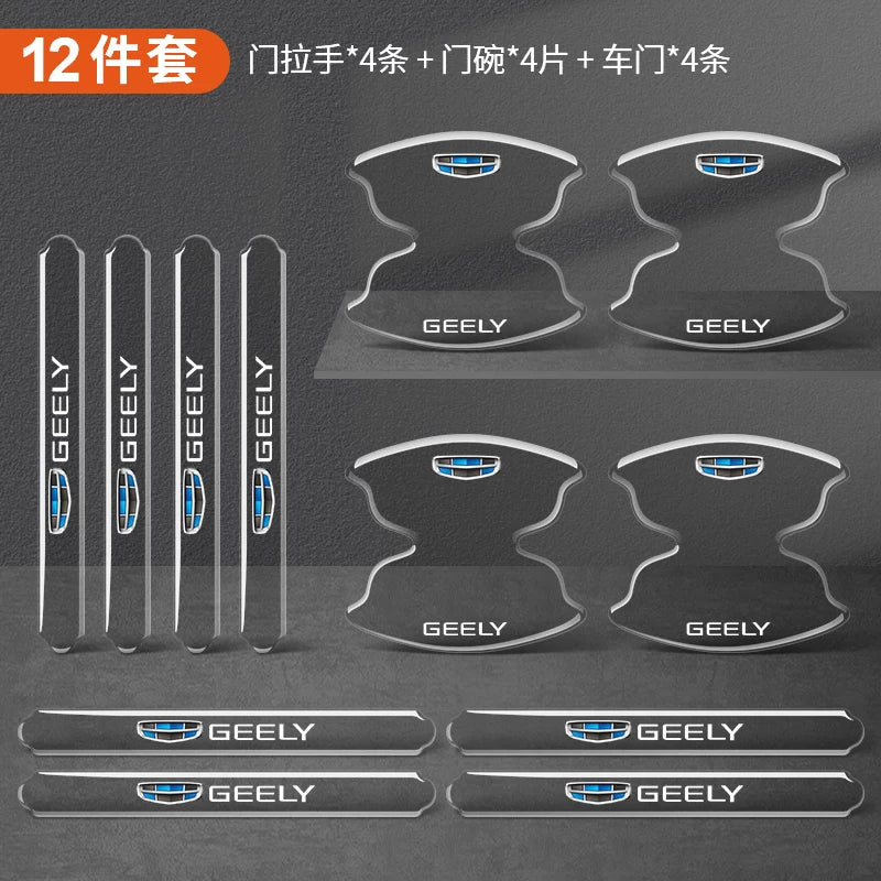 Car door handle stickers, door bowl protectors, anti-scratch scratch protectors, transparent paint protective films, decorative supplies