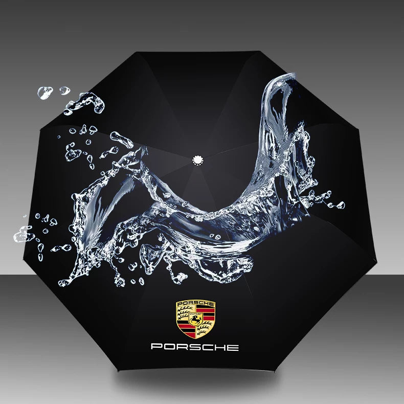 Specially designed for the Porsche Cayenne Macan Panamera 718 911 car umbrella, fully automatic folding sunshade