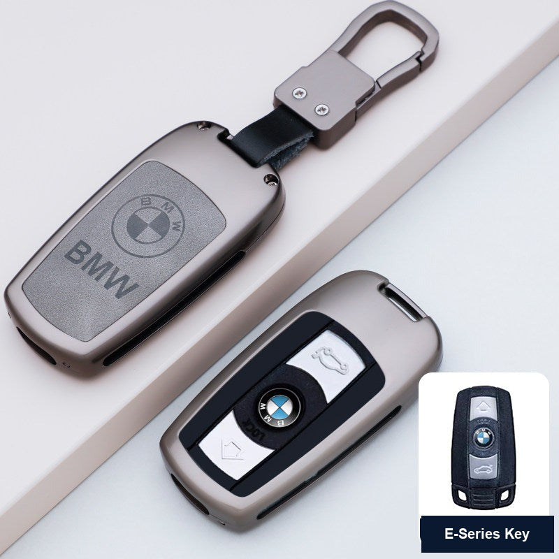 BMW E-Series key case - black metal buckle