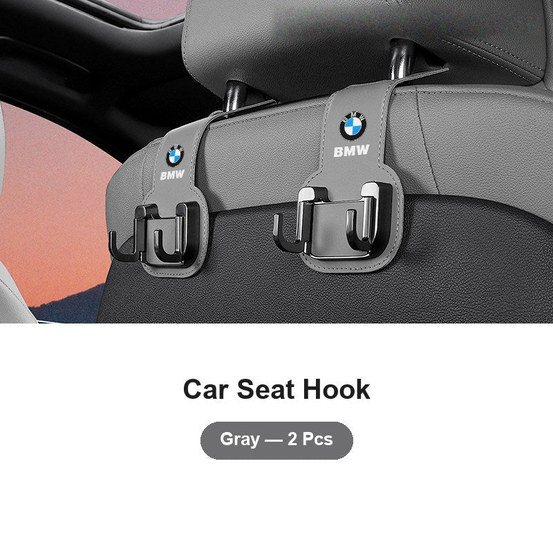 BMW seat back hook in Gray, set of 2