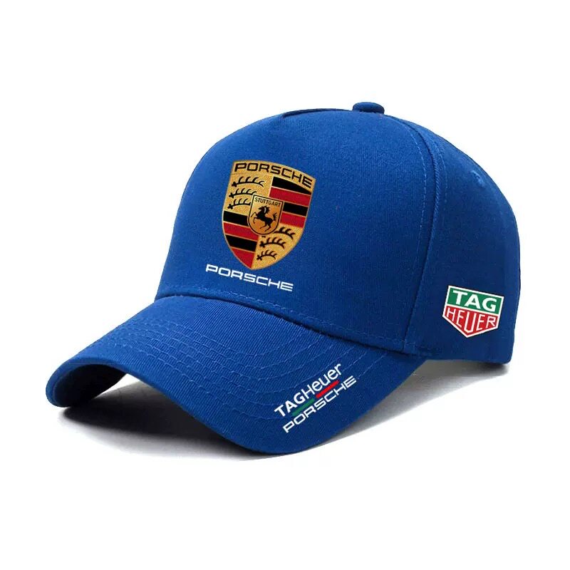 Porsche logo baseball cap custom team enthusiast F1 racing cap outdoor men's and women's sunshade peaked hat