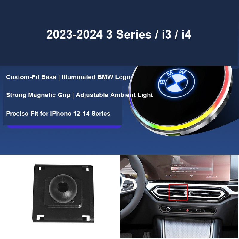 BMW magnetic phone mount 2023-2024 3 Series i3 i4 fitment