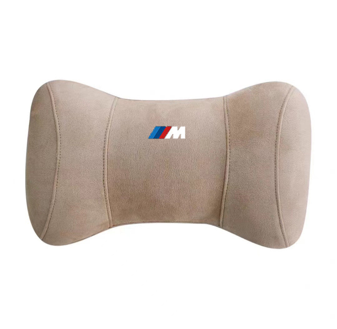 BMW M Performance memory foam headrest cushion in beige