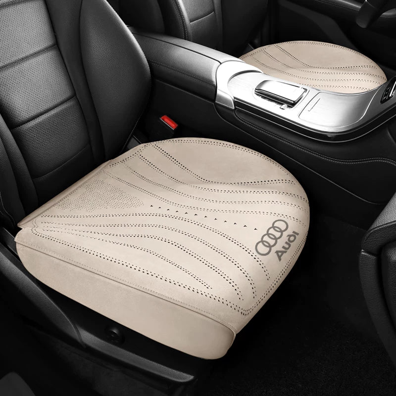 Audi suede seat cushion – Warm Beige front pair