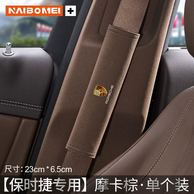 Applicable Porsche Paramela 911 Cayenne 718 Parmecalman car seat belt shoulder guard trim trim