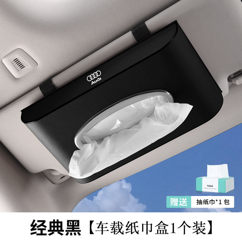 Suitable for Audi S A4LA6LA5Q5LQ7Q3 car tissue box A7A3Q2L car decoration paper drawer box