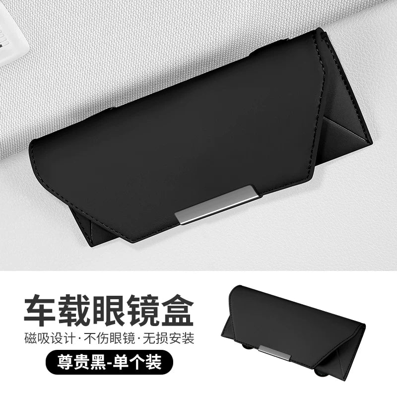 Suitable for Porsche car glasses case Macam Palamela Taycan sun visor sunglasses clip storage