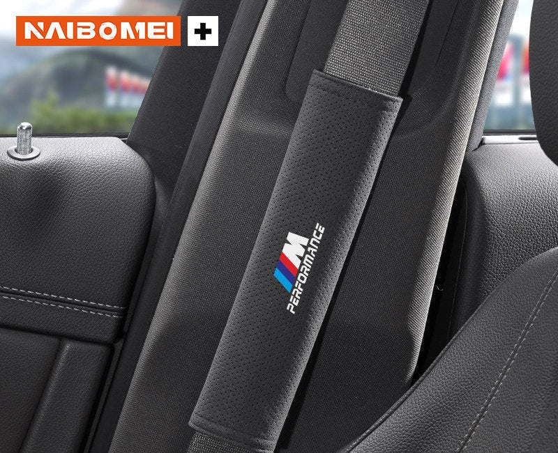 BMW M Performance seat belt shoulder pad, black, single, 23cm