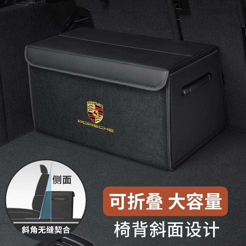 Suitable for Porsche car trunk storage, Cayenne Macan, Palamella, Taycan car organizer