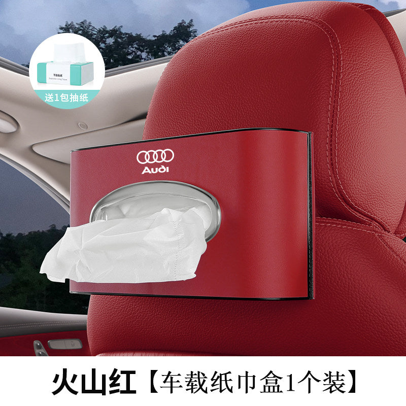 Suitable for Audi S A4LA6LA5Q5LQ7Q3 car tissue box A7A3Q2L car decoration paper drawer box