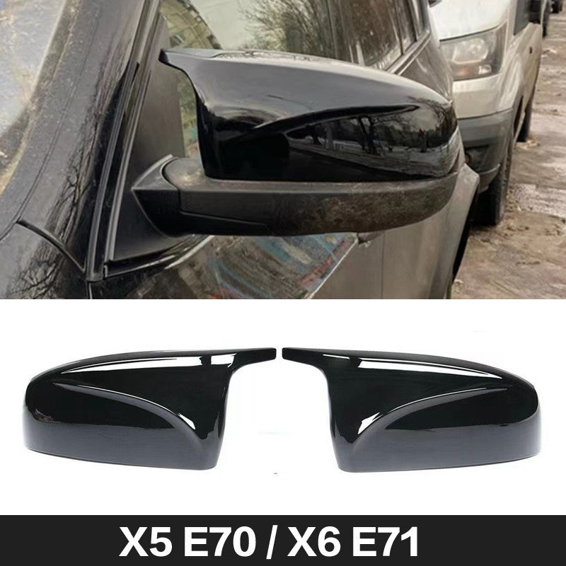 BMW glossy black horn mirror cover for X5 E70 / X6 E71