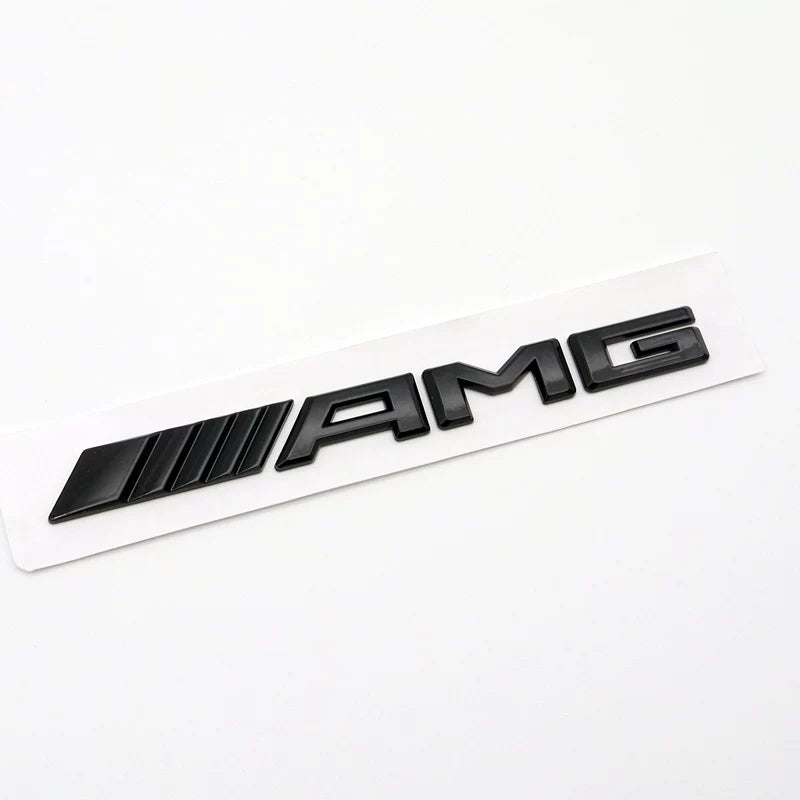 Mercedes-AMG AMG rear trunk badge in gloss black