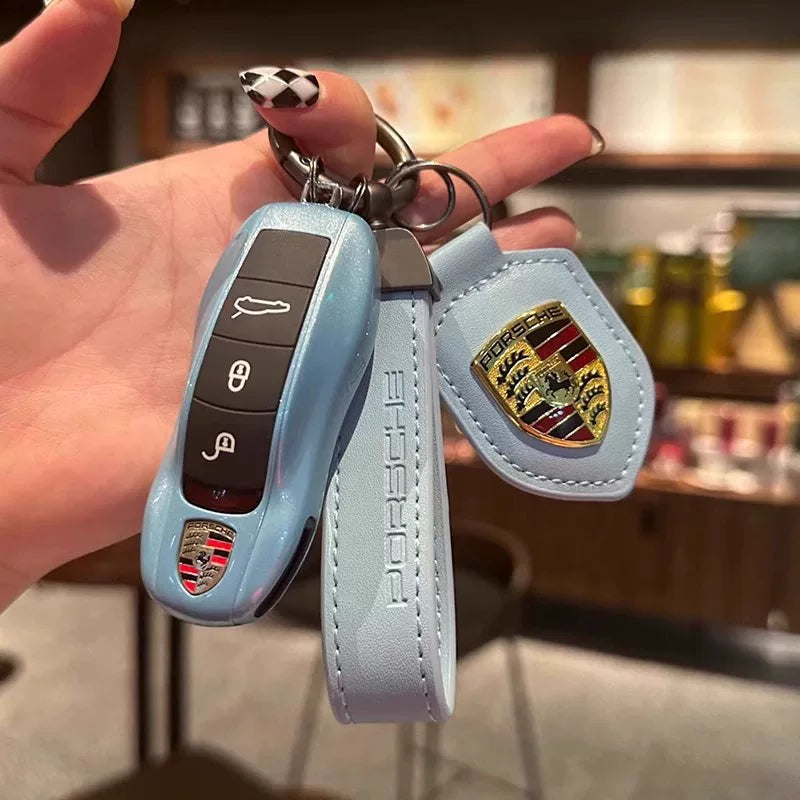 Porsche Signature Gloss Key Shell – 13-Colour Crest Collection and Houndstooth Edition