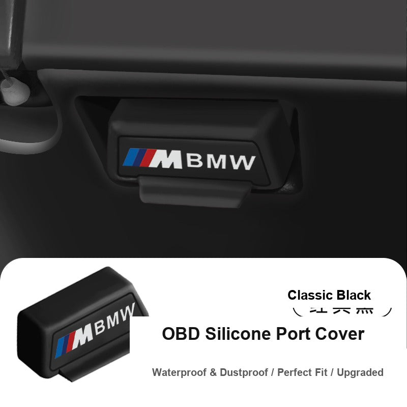 غطاء سيليكون واقٍ لمنفذ OBD متوافق مع BMW الفئة 3، 4، 5، 7، 1 - غطاء غبار وحماية