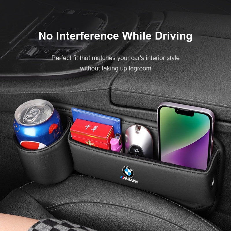 BMW seat gap organizer - no interference while driving