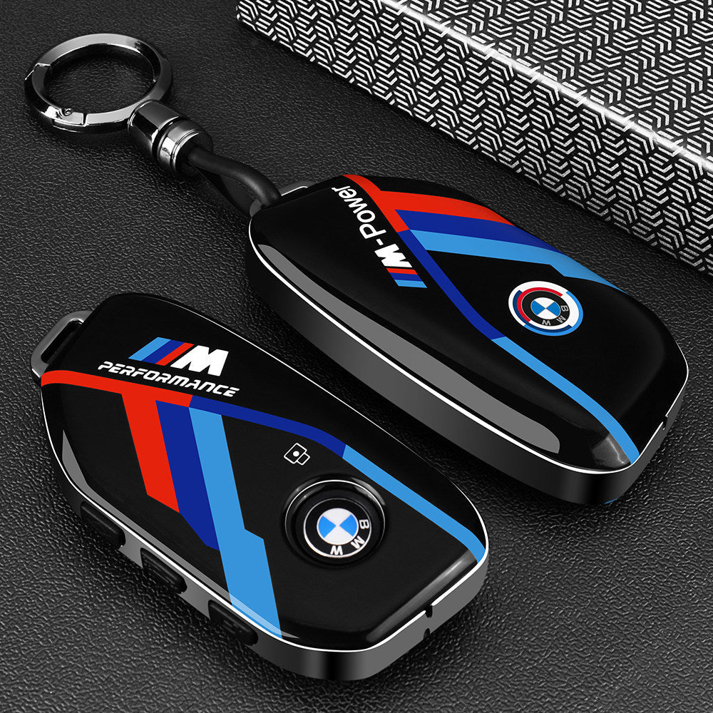 BMW Mineral White painted key case cover with shell only for 3 5 Series X1 X3 X5 i3 smart key