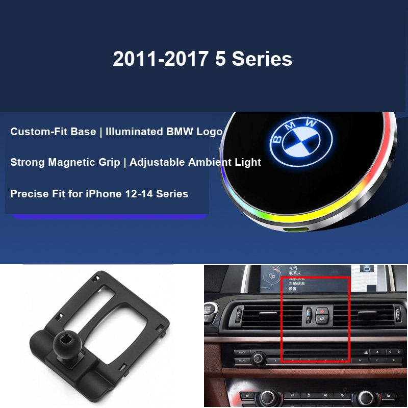 BMW magnetic phone mount 2011-2017 5 Series fitment