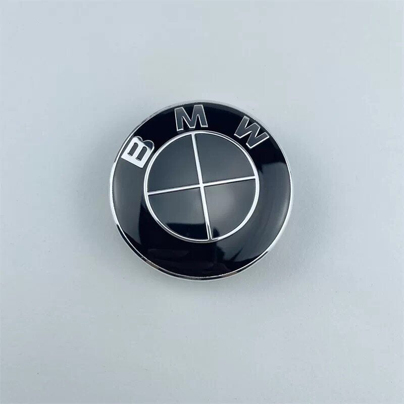 BMW wheel center cap, all black style, 68mm and 56mm