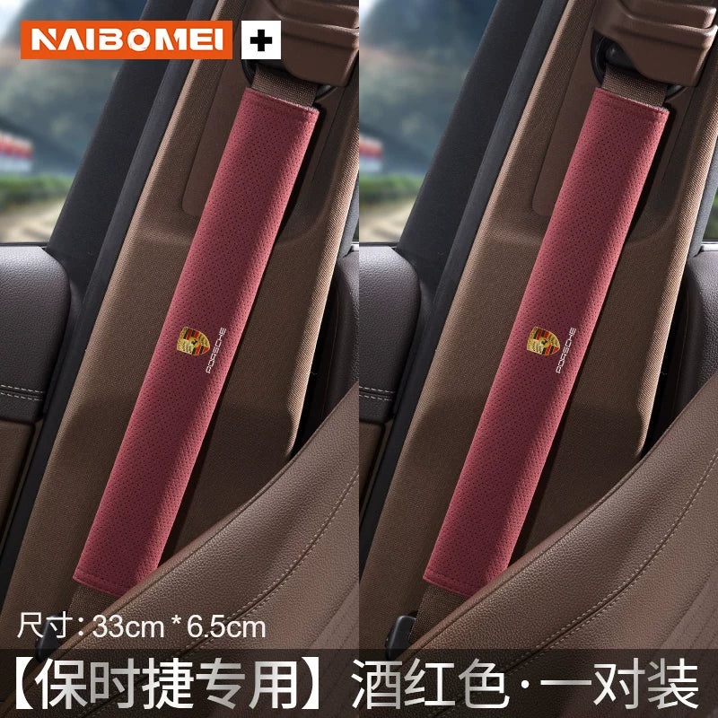 Applicable Porsche Paramela 911 Cayenne 718 Parmecalman car seat belt shoulder guard trim trim