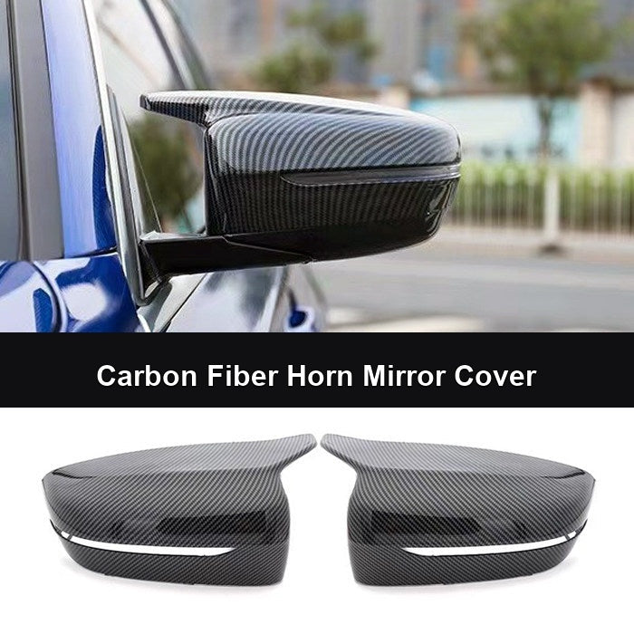 BMW horn mirror covers - fits 2010-2013 BMW 5 Series F10/F11/F18 early