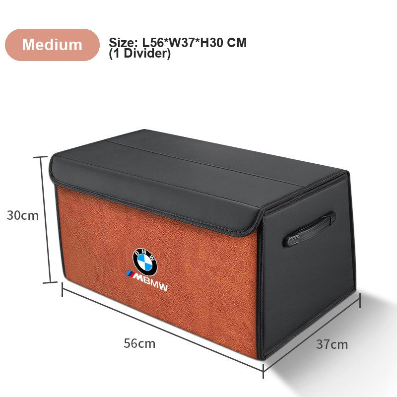 BMW car trunk storage box - BMW Storage Box Dual Color Vibrant Orange Medium (Length 56 * Width 37 * Height 30)