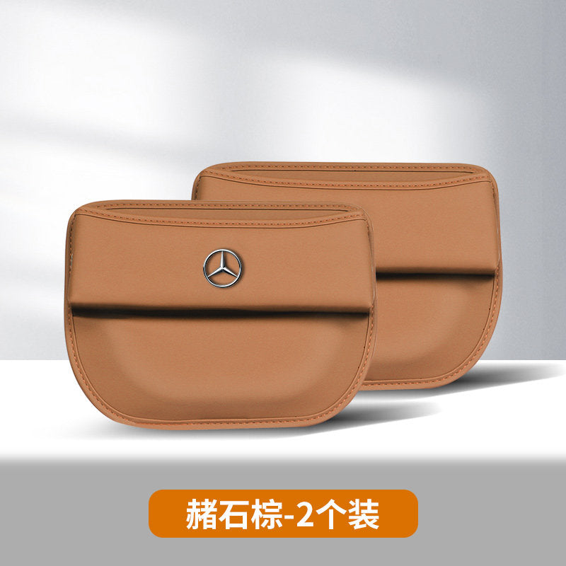 Compatible with Mercedes-Benz seat storage boxes, C-Class E-Class e300L C260l c200 GLC GLE car gap storage boxes