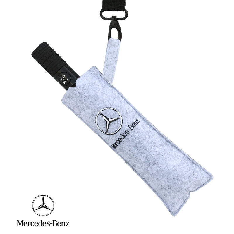 It is suitable for Mercedes-Benz umbrellas, original large umbrellas, high-end sunscreen 4S car special original automatic long-handled folding umbrellas